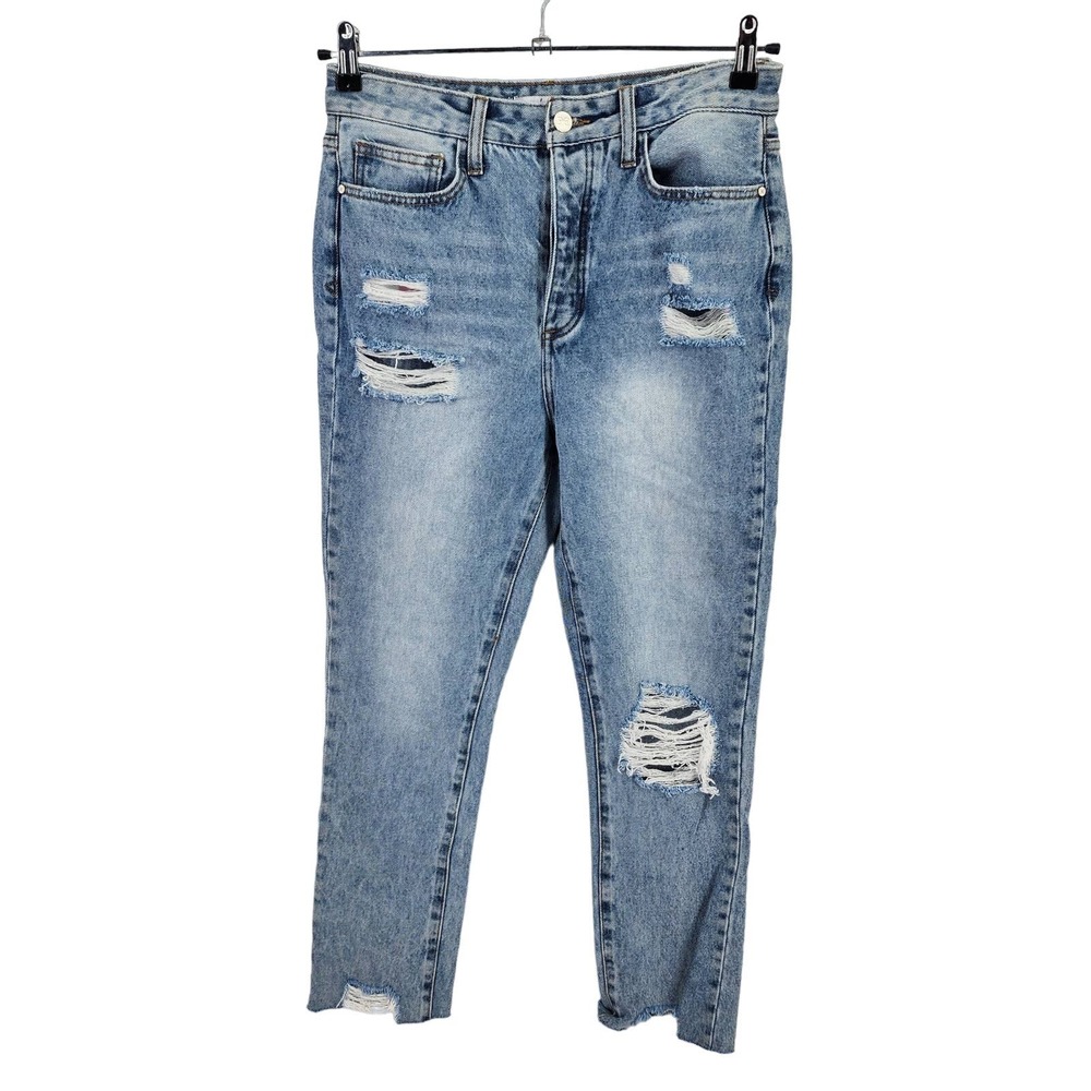 Sam Edelman Jeans Womens 6 Stiletto Straight Distressed Clean Girl Koehohe